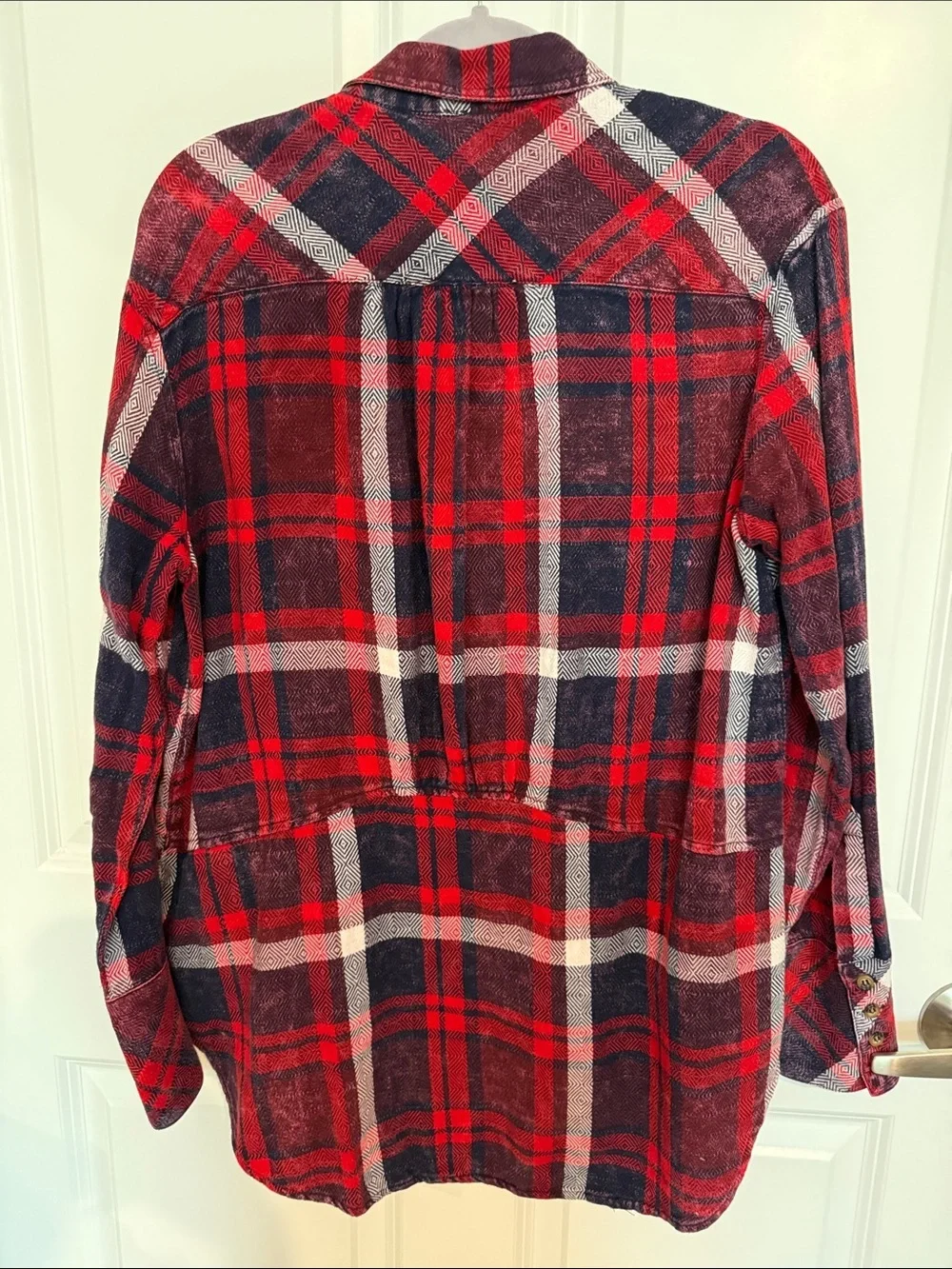 Free People Easy Street Plaid Button Up 💕